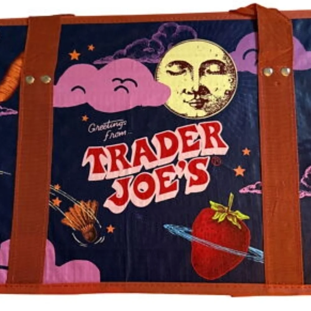 Trader JoeS vibrant tote